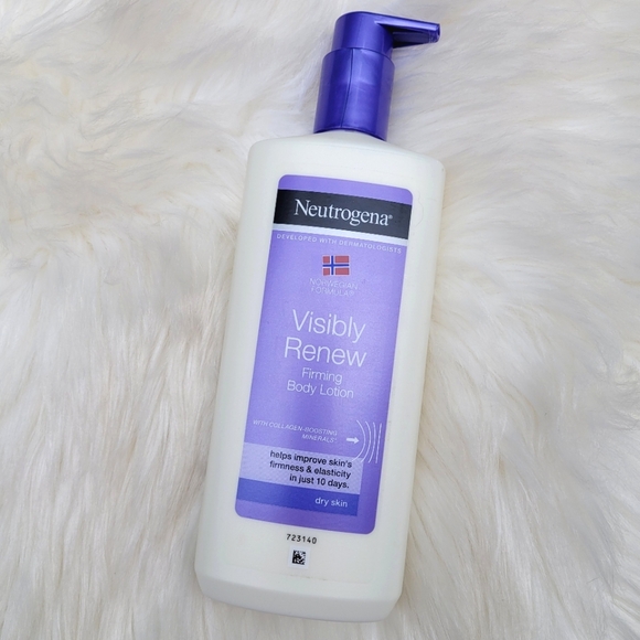 Neutrogena Visibly Renew Firming Body Lotion For Dry Skin With Pump 13.5oz New - Picture 1 of 3